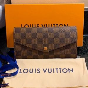 Louis Vuitton Sarah Wallet Damier Ebene